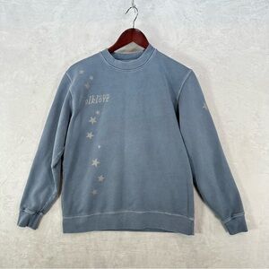 Taylor Swift folklore sweatshirt Womens Small Blue Stars Around My Scars